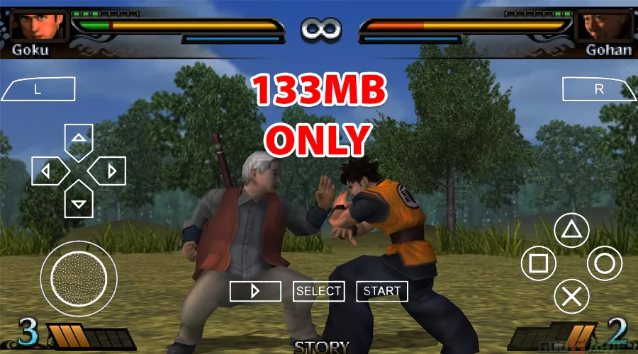 Dragonball Evolution - PSP Gameplay 1080p (PPSSPP) 