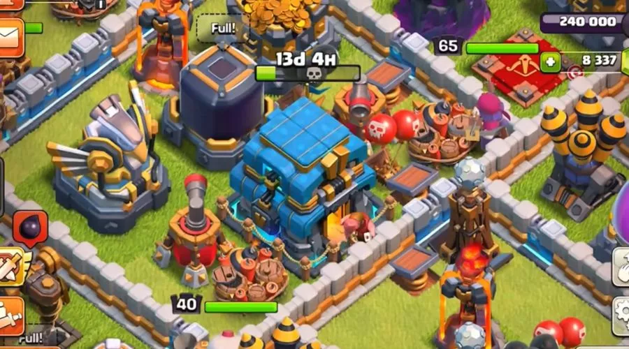 Upgrading Town Hall In Clash Of Clans